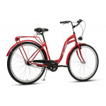 Mestský bicykel Vellberg NEXUS 26" 3 prevodový červený 